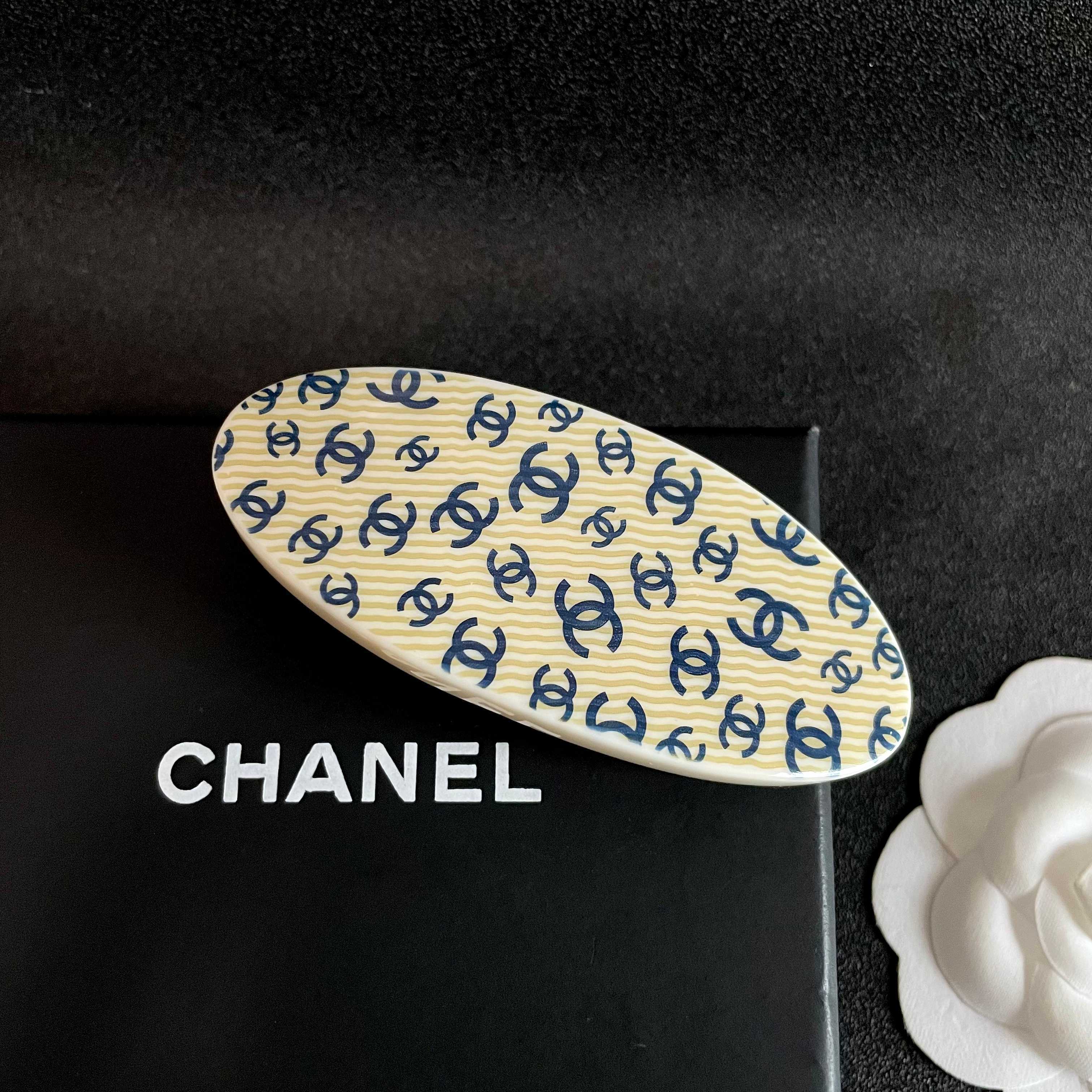 Chanel Patterned Hair Clip